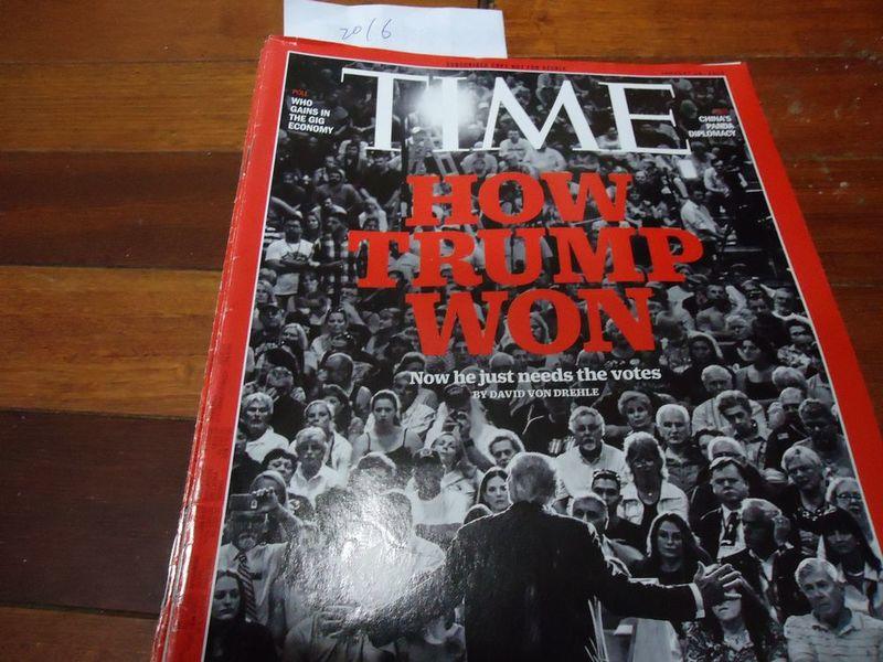低價出清 2016 TIME 雜誌 詳見說明 共34本合售