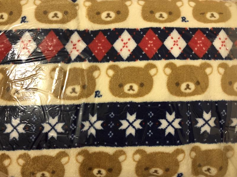 【聖誕節交換禮物】日本San-X精品-懶熊披毯（正版存貨）(拉拉熊系列)
