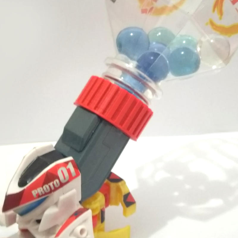 寶特瓶轉接器 激戰 彈珠人 爆球連發 彈珠超人 3D列印