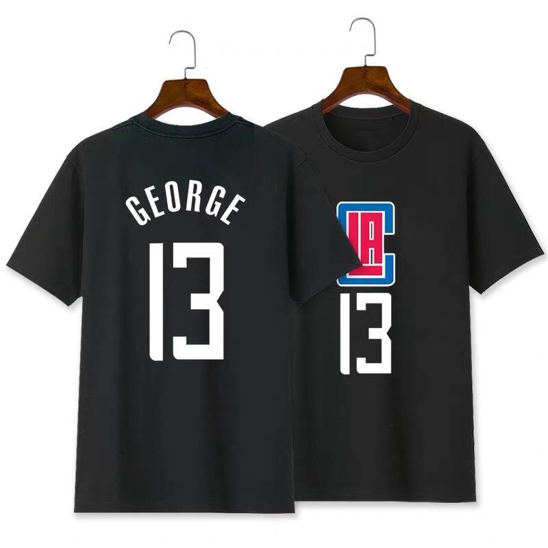 🔥PG喬治Paul George短袖棉T恤上衣🔥NBA快艇隊Adidas愛迪達運動籃球衣服T-shirt男喬丹964