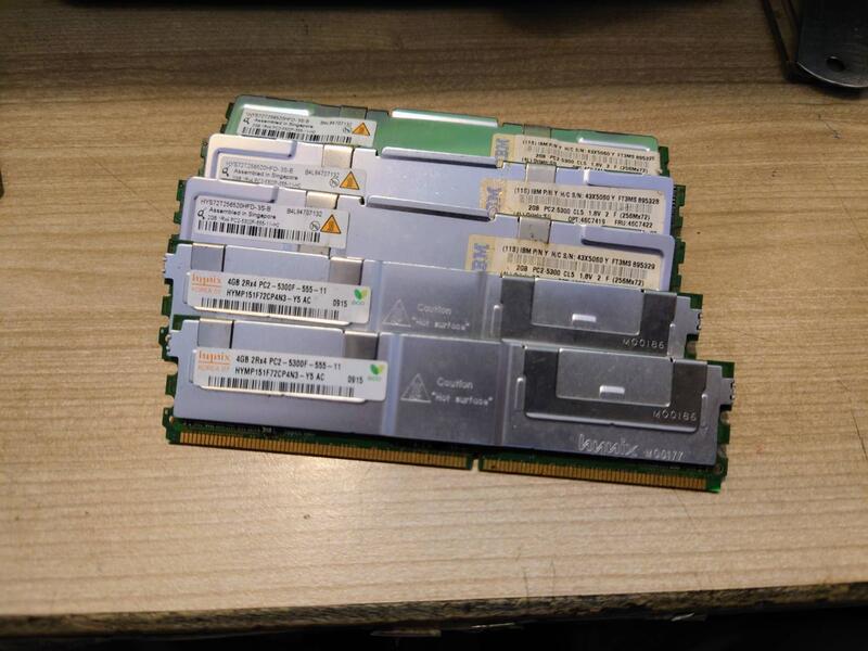 【韋貞電腦】二手電腦零件-記憶體/DDR2/667/Full-Buff/ECC/2G/4G/不知好壞/售出無保固