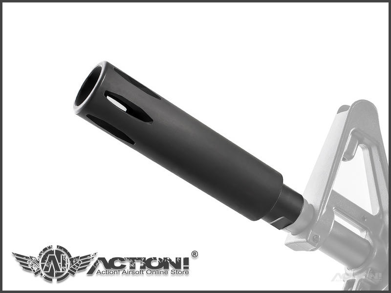 【Action!】補貨中）DNA - XM177 4.5吋 鋼 製消焰器 滅音器 (真品牙規) 火帽《越戰必收！》
