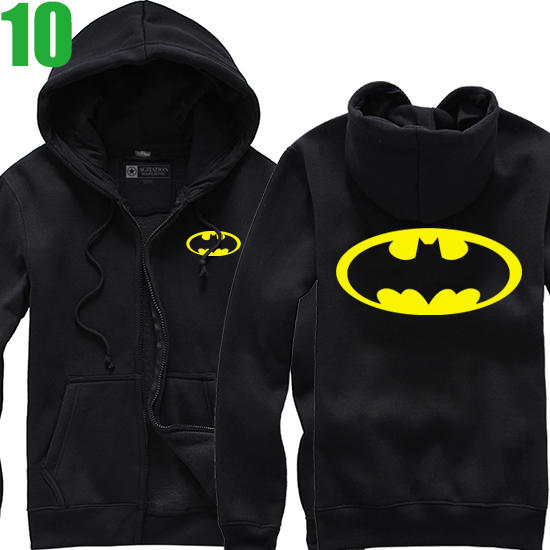 【蝙蝠俠 BATMAN】連帽厚絨長袖超級英雄系列外套(共4種顏色可供選購) 新款上市購買多件多優惠!【賣場三】