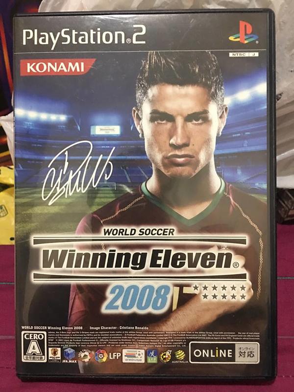 自有收藏 日本版 PS2主機遊戲光碟 世界足球勝利十一人 2008 Winning eleven 2008 勝利足球 實