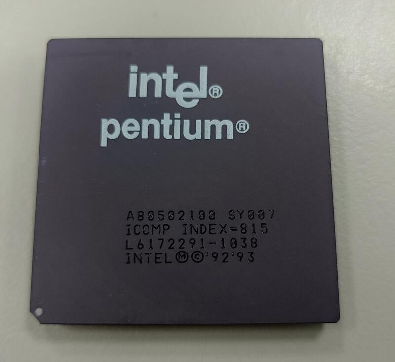 Intel Pentium _ A80502100 SY007 _CPU_ 古董CPU處理器- (收藏用) | 露天市集 | 全台最大的網路購物市集