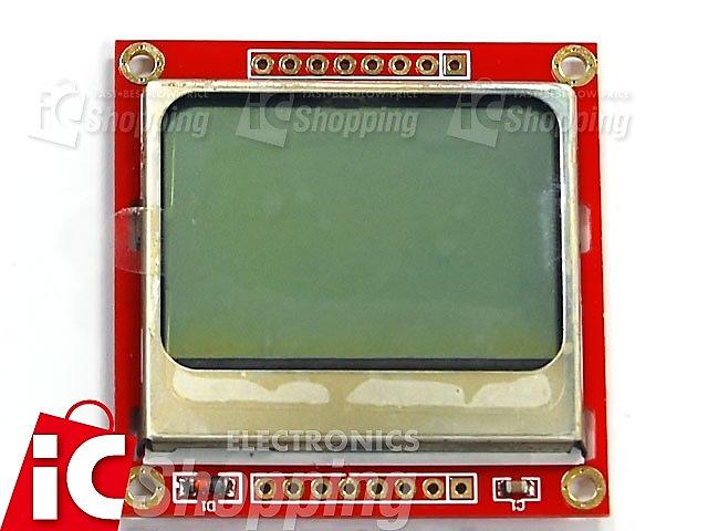 《iCshop1》NOKIA 5110 LCD帶板(白光)●3680301000328●液晶螢幕模組 Arduino