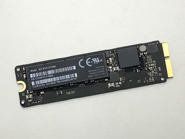 Apple 原廠硬碟 PCIe 512GB SSD MacBook Air / MacBook Pro Retina
