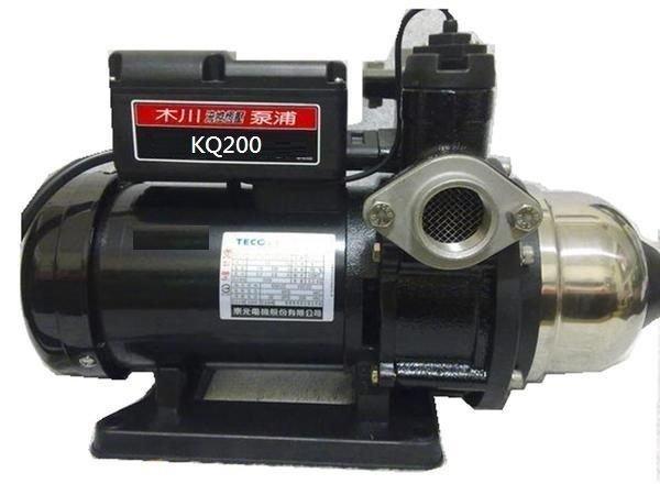 東元 KQ-200N KQ200 超靜音1/4 HP加壓馬達 電子穩壓加壓機
