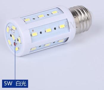[保固] 超亮LED玉米燈 5W 寬電壓90V~240V恆流驅動 E27螺口 節能5730貼片LED燈泡