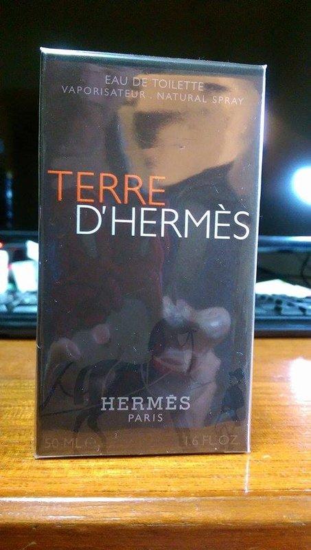 全新 封膜 未拆 實品照 HERMES  Terre D'Hermes 愛馬仕 大地 男性 淡香水 50ml