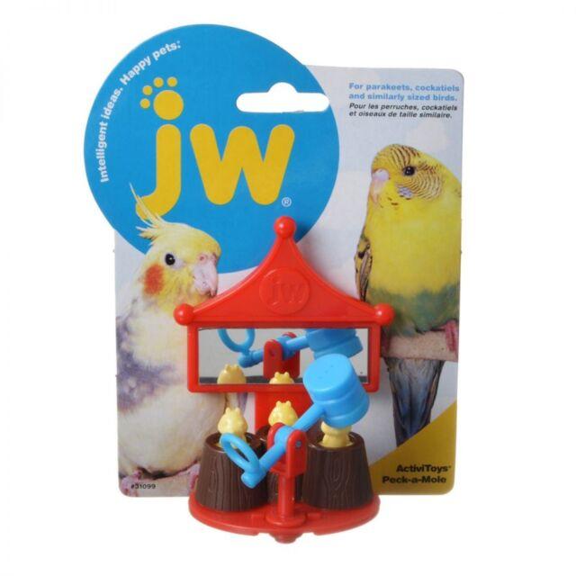 美國JW -鸚鵡打地鼠玩具 │鏡子玩具│鸚鵡玩具│小型鸚鵡玩具