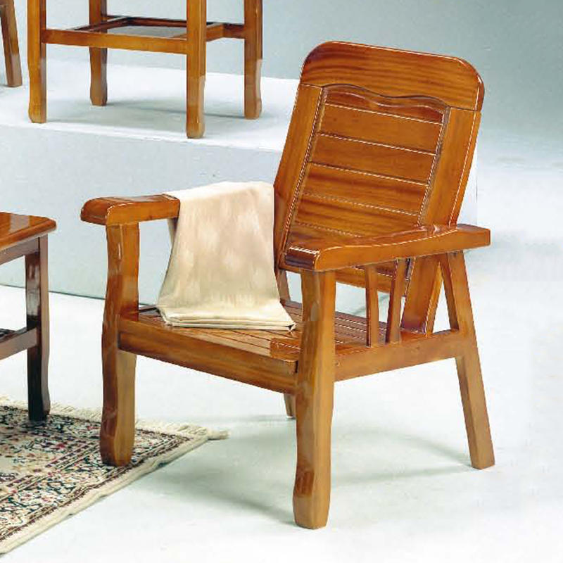 【在地人傢俱】20 簡單購-613型烏心實木組椅-1人/一人/單人木椅/木沙發 LC335-2