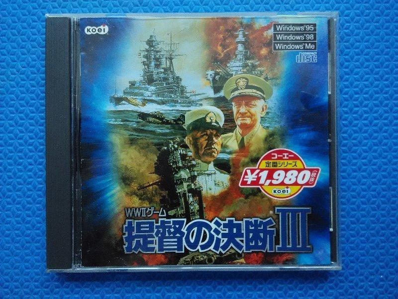 光榮Koei定番,提督之決斷III,提督的決斷3,Pacific Theater Operations日本版PC電腦遊戲