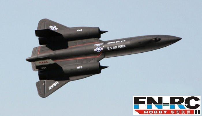 (飛恩航模) 藍翔 雙64mm SR71 / SR-71 黑鳥偵查機 4S PNP版 EPS高仿真 機械式收放起落架