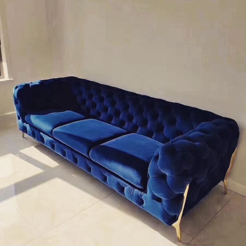 【順發傢俱】復古沙發，藍色系 全訂製 1