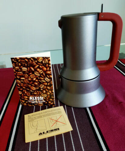 ALESSI 9090 6人份 第二代 限量 絕版 摩卡咖啡壺 全球稀少 (#100)