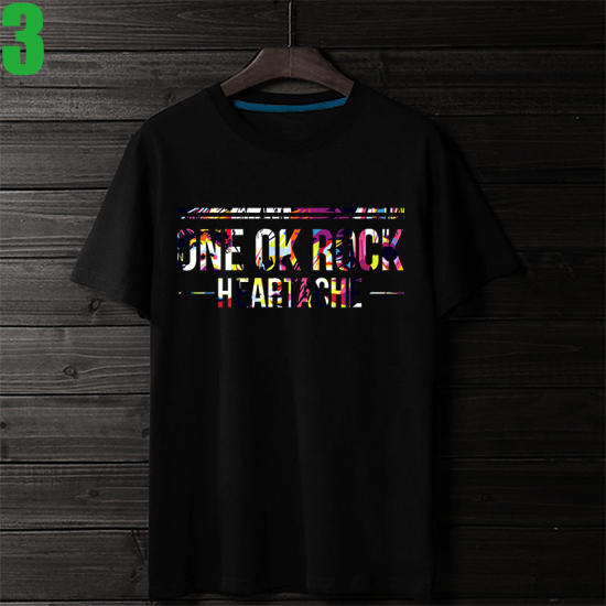 【ONE OK ROCK】短袖日本搖滾樂團T恤(共6種顏色可供選購 男版.女版皆有) 新款上市購買多件多優惠!【賣場三】