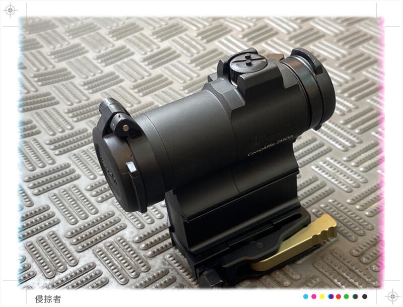 【侵掠者】Evolution Gear 監製 AP風格 Comp M5S 內紅點快瞄鏡-高低快拆鏡座-黑色