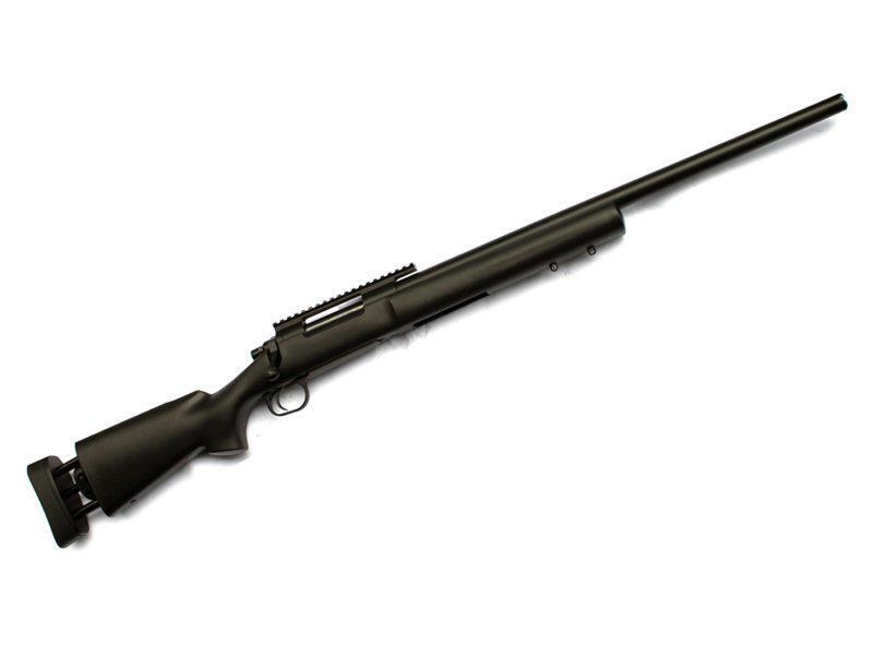 【磐石】黑色 MODIFY MOD24 M24 空氣狙擊槍(附LED發光彈匣，可調式板機)-MODM24B