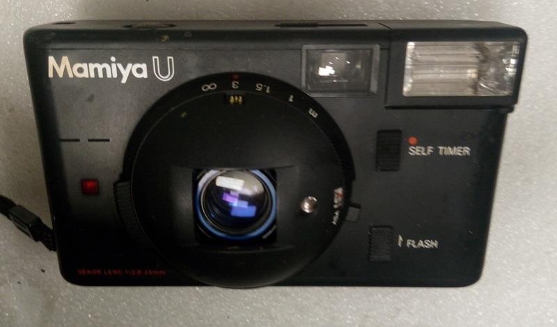 復古Mamiya U ---設計巧妙/最輕量級的135底片相機(未測試當收藏/裝飾品)