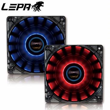 ~協明~ LEPA 120mm CHOPPER 360度環旋LED燈12公分風扇 / LPCP12N-R / 紅