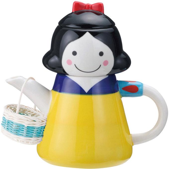 sunart 童話系列壺杯組 (白雪公主)，一壺一杯獨享組，獻給童心未泯的你。 日本原裝進口，高約 16 公分