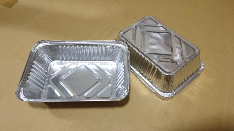 22.5*16*6cm 4入 鋁盤 加蓋鋁箔料理盒 烤肉 烤箱 碗盤 鋁箔盤 鋁箔碗 鋁箔