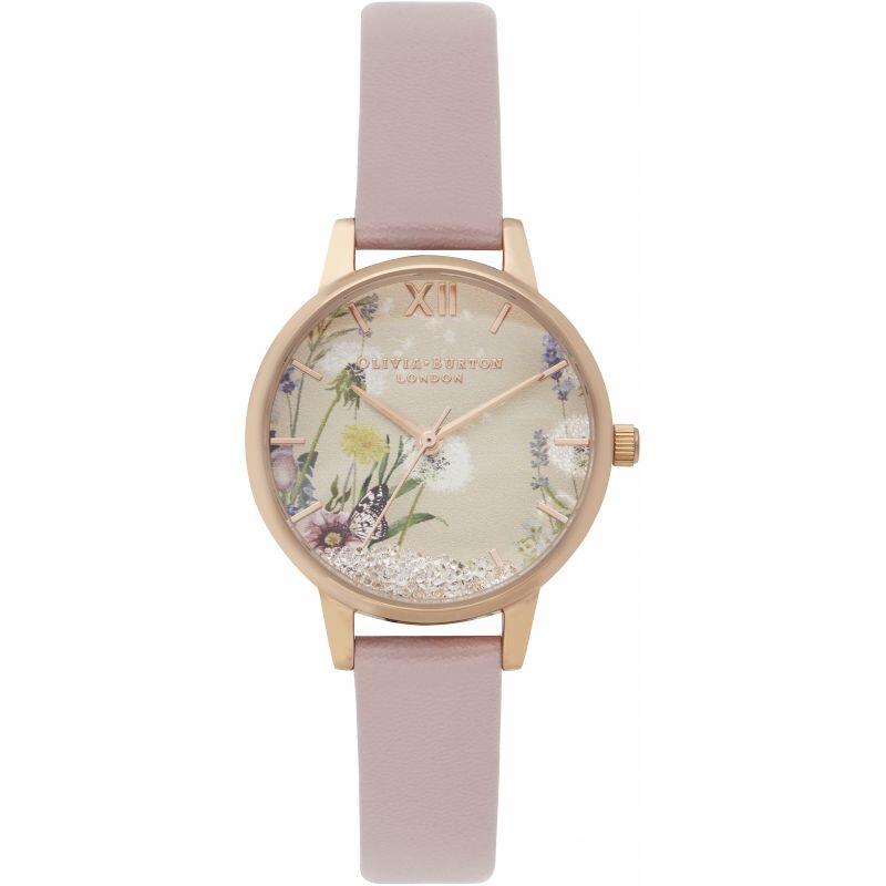 【Olivia burton】英國時尚手錶現貨，玫瑰金璀璨水鑽粉錶帶，不輸DW、Cluse、Seiko、Coach，女錶