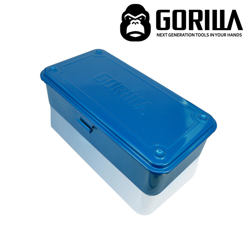 【Gorilla 】寶藍色高張力鋼工具箱 【日本製造 】附贈【Gorilla 】專用EVA泡綿