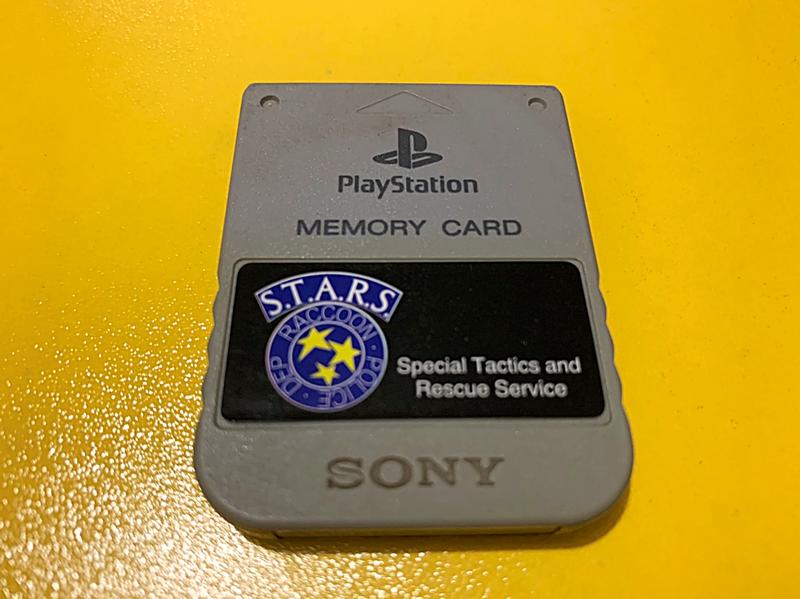 幸運小兔 PS1 PS 惡靈古堡 STARS 拉昆市警察局 日本製 原廠  PS記憶卡 PlayStation專用