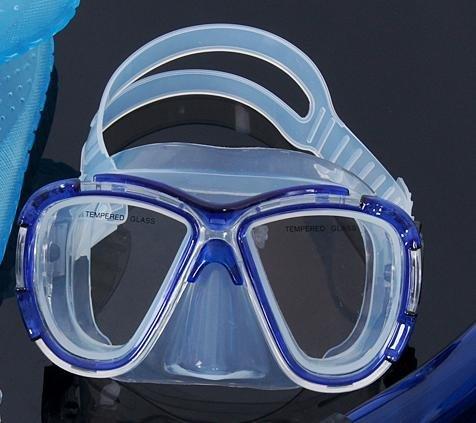 近視 潛水鏡 蛙鏡 浮潛用品(右眼300度，左眼450度)