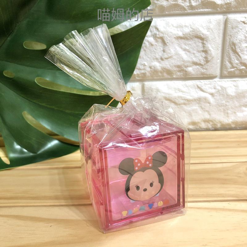 【喵姆的店】Disney 迪士尼 TsumTsum 米妮 文具盒 組合式收納盒 積木式 置物盒 小物盒 全新正版