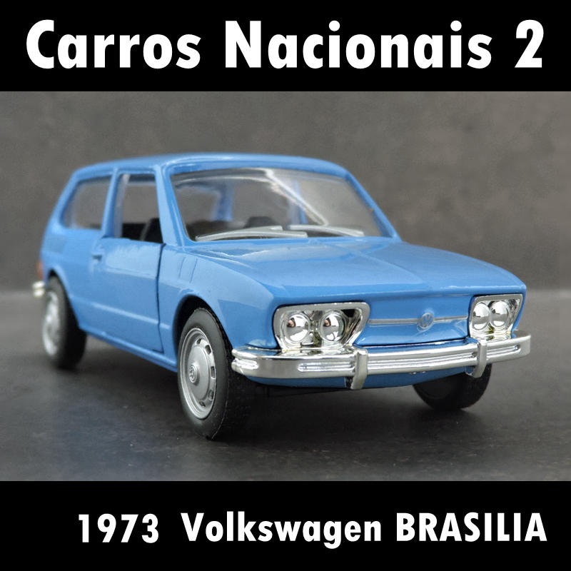 1:43 合金模型迴力車 福斯  1973 BRASILIA 老爺車