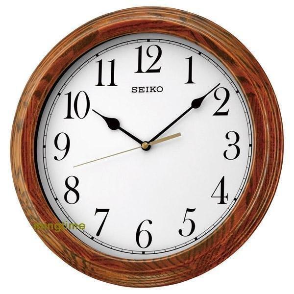 明時計【SEIKO】日本 精工 SEIKO 精緻 木框 靜音 時鐘 掛鐘 QXA528B.QXA528