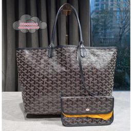 GOYARD sac voltaire Canvas Leather Tote Bag Gray Used 231006T