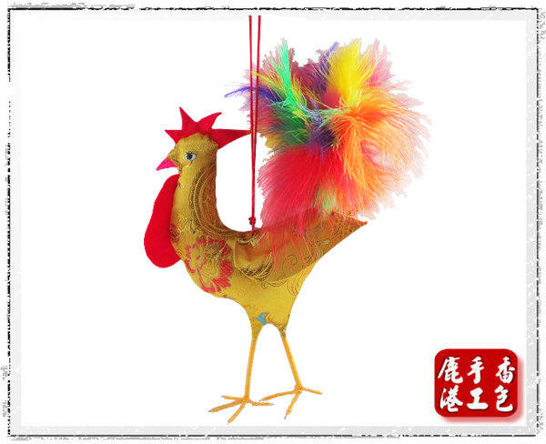 【鹿港傳統手工香包】 經典款式-特大手工公母雞-5色