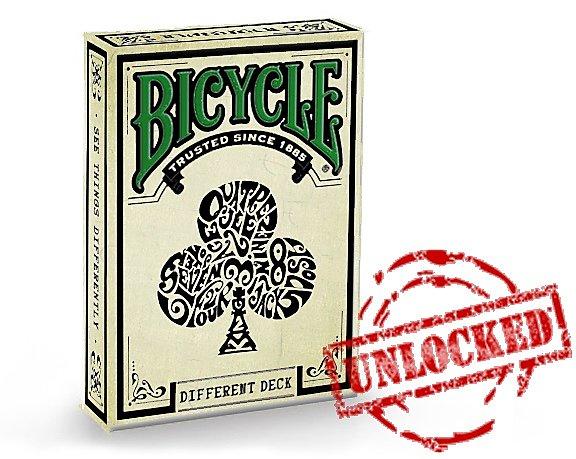 【USPCC撲克】Bicycle Different deck green back playing cards 腳踏車與眾不同 