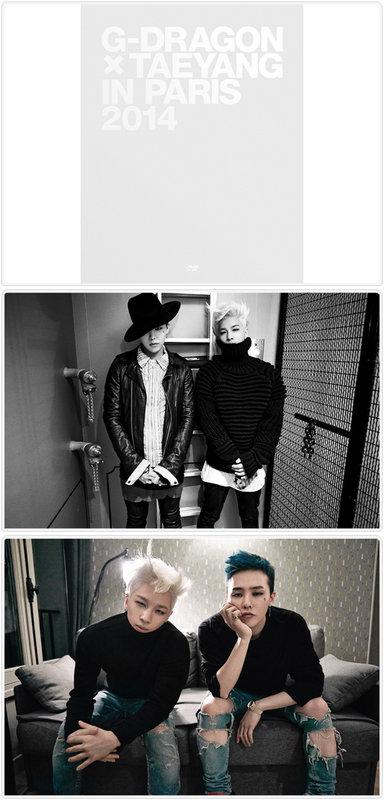 GD x 太陽[ In Paris 2014 寫真書+DVD ] ＜韓格舖＞ BIGBANG