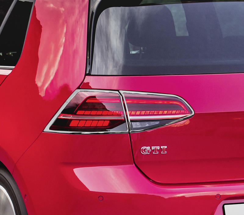 圓夢工廠 VW 福斯 Golf 7 MK7 2014~on 改裝 鍍鉻銀 車燈框飾貼 後燈框 尾燈框