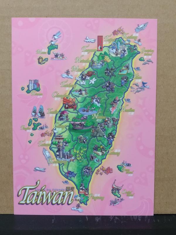 【明信片 酷卡 宣傳卡】TAIWAN 青年壯遊台灣 尋找感動地圖計畫 (P731)