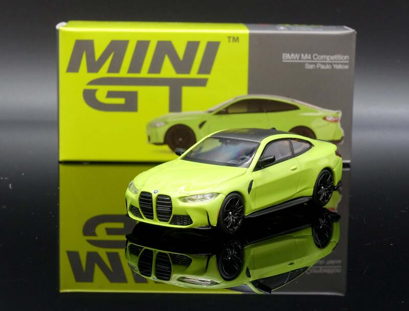 【MASH】現貨特價 Mini GT 1/64 BMW M4 Competition (G82) 萊姆黃 #468
