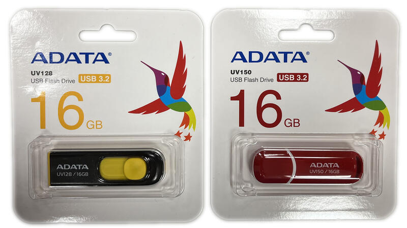 ADATA UV128 UV150 16GB 64GB USB 3.2 快閃隨身碟