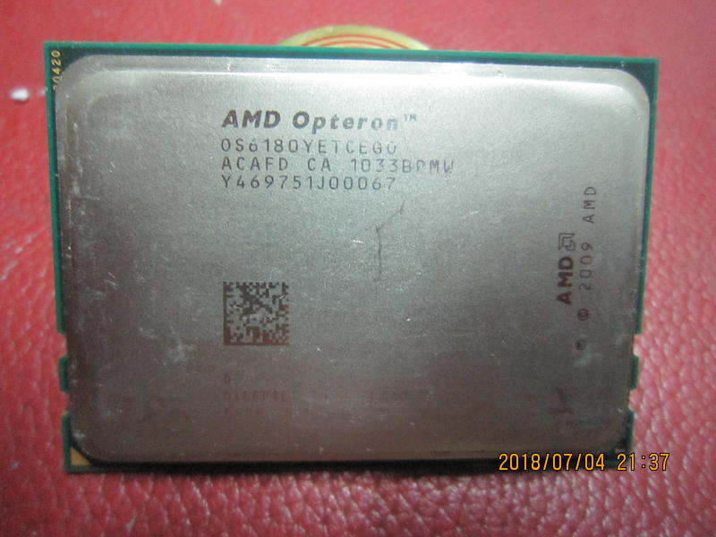 AMD正式版.伺服器專用 Opteron OS6180-12核心 G34腳位 - 2.5G..12核心.值購價500元