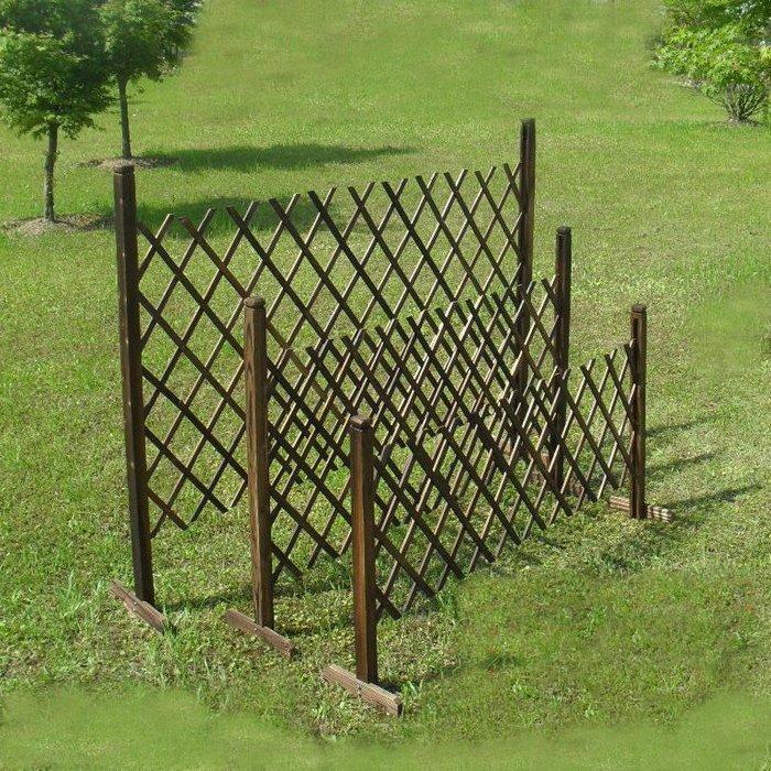 [HOME] 木色伸縮籬架 3款 寵物圍籬 圍籬 鄉村圍籬 庭園籬笆 庭園 燻木 籬笆