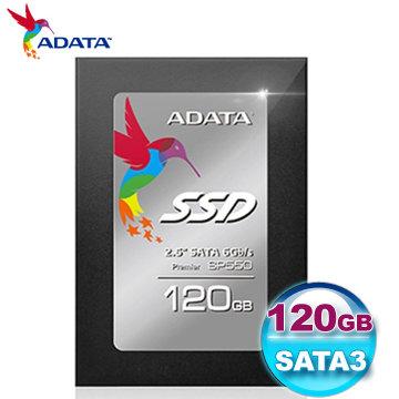 SUNLINK》ADATA威剛 SSD 120G SP550 120GB 7mm 2.5吋 固態硬碟