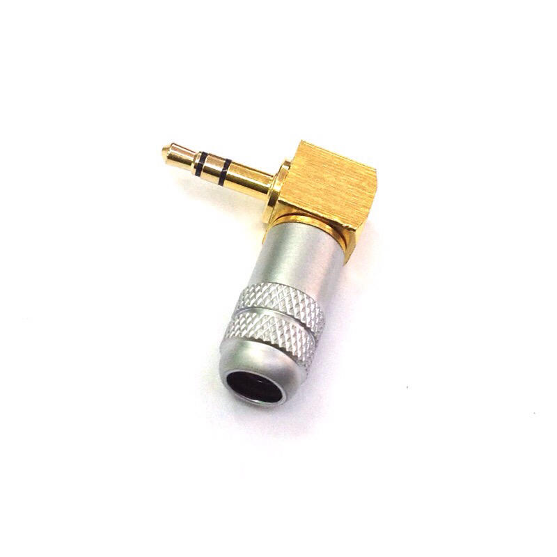 L型 3.5mm立體耳機焊接頭 3.5耳機接線頭 3.5mm焊接頭 DK-1012B