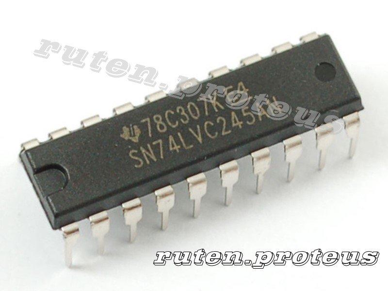 74LVC245 - 八通道邏輯 ( 3V3, 5V ) 電壓準位轉換晶片