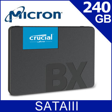 【前衛科技】美光Micron Crucial BX500 240GB SATAⅢ固態硬碟