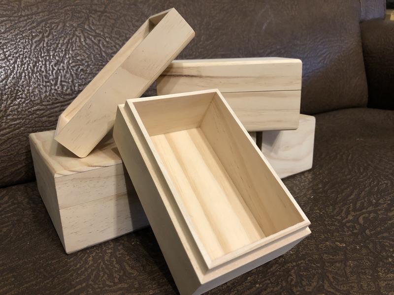 松木盒 模型盒 收納盒 DIY