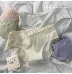 在水一方ᯓ🎀簡約純色內褲｜旅行內褲💗純棉內褲💗01017女士...